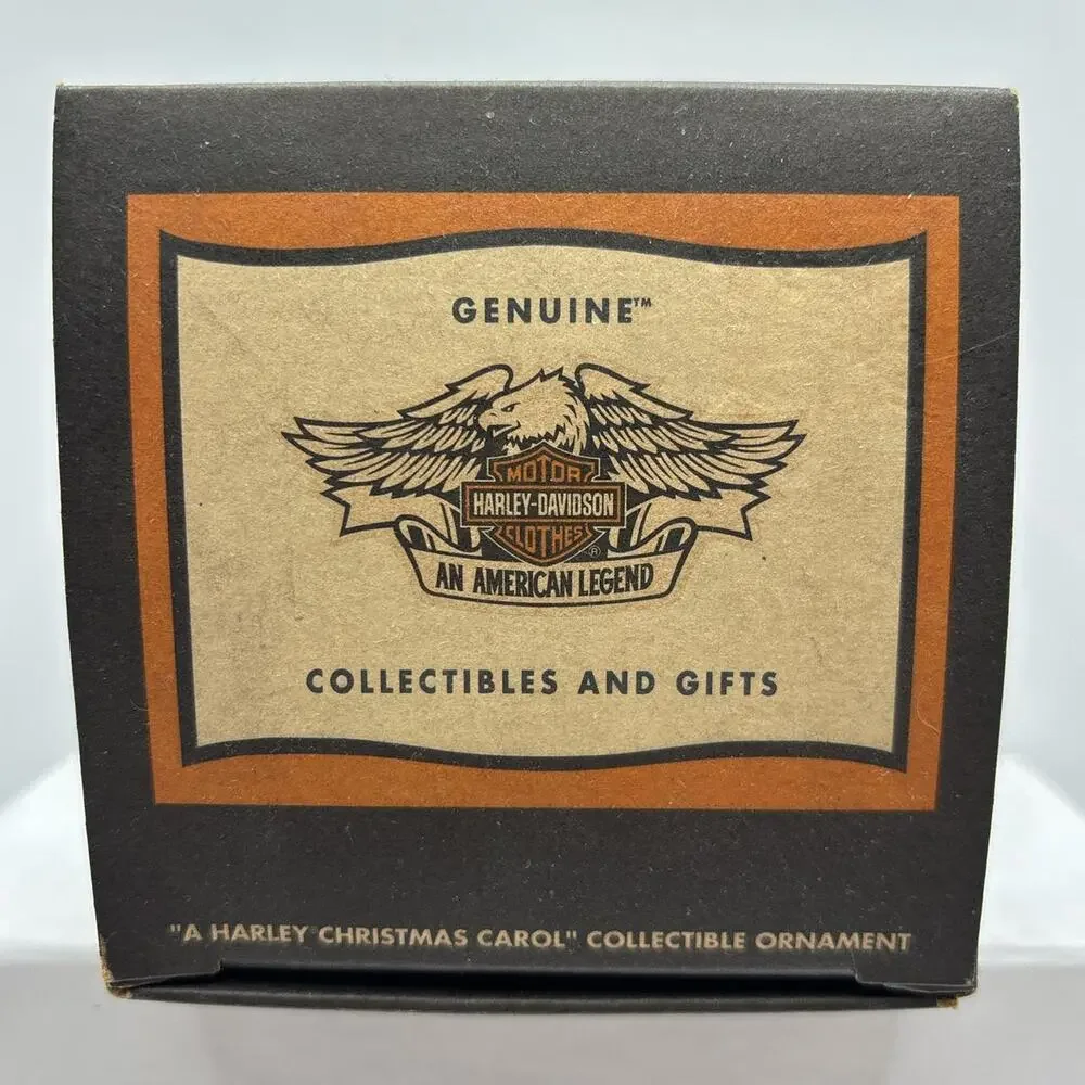 2000 Harley Davidson Ball Glass "A Harley Christmas Carol" Ornament - Picture 2 of 6